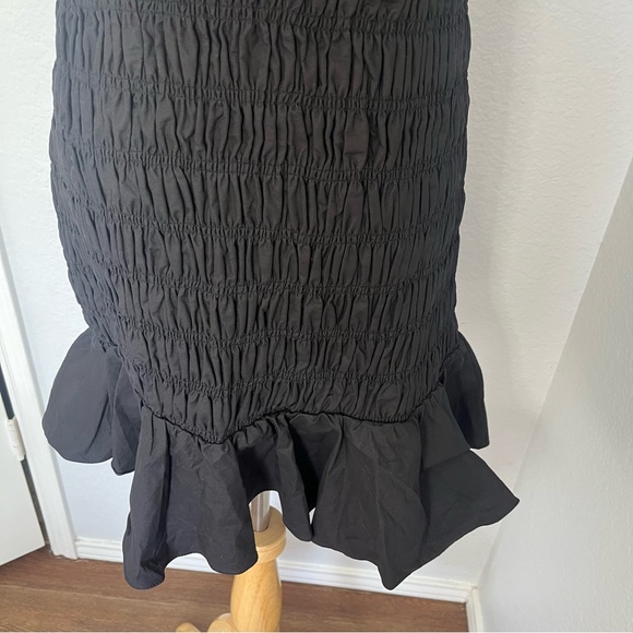 Endless Rose Ruffle Sleeve Black Mini Dress Size Medium - Picture 9 of 13